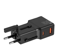 Mobile Origin Travel adapter 25W EU/US/UK/AU black - 1275920 - zdjęcie 4